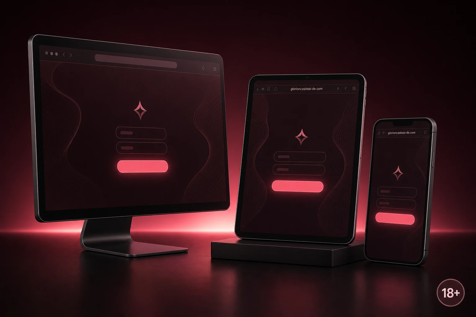 Anmeldung über Computer, Smartphone oder Tablet